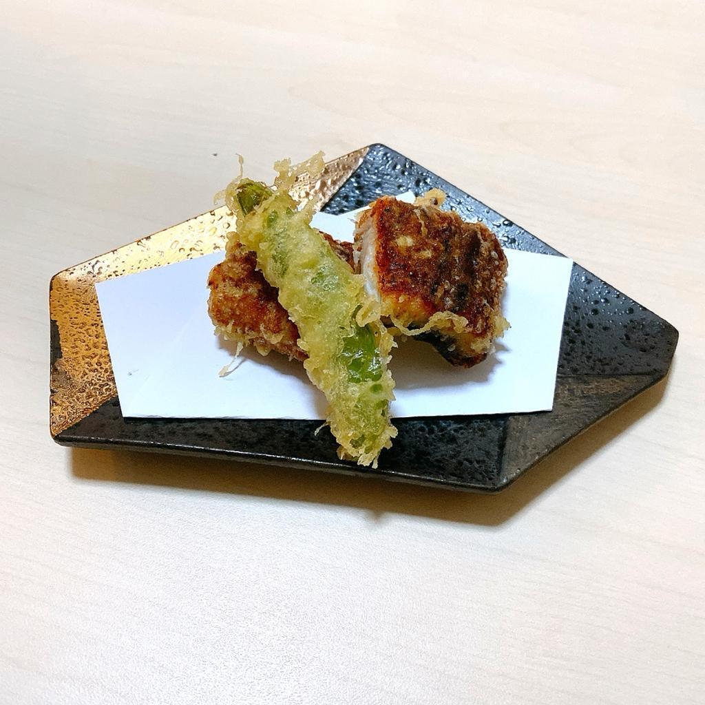 tempura and meat